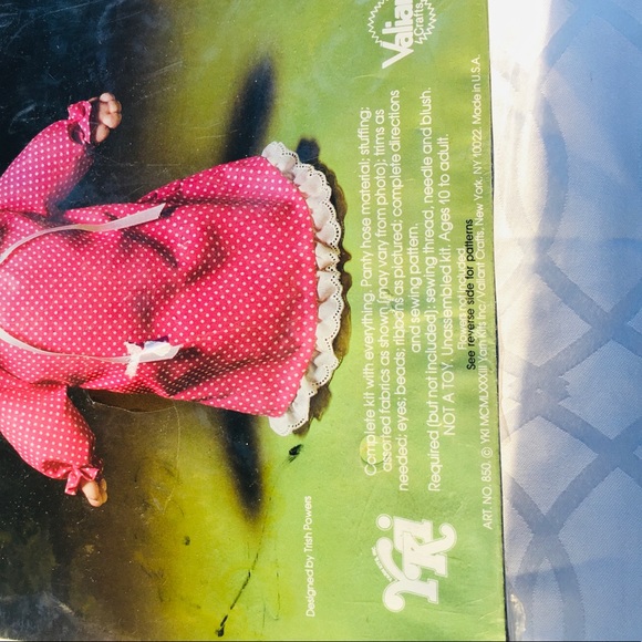 1983 Vintage Soft Sculpture Baby Doll Complete Kit - Picture 2 of 7